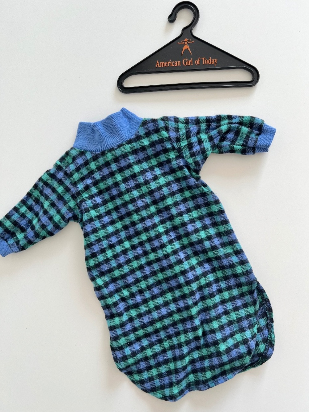 VINTAGE - 1996 Pleasant Company American Girl Plaid Nighty - RETIRED